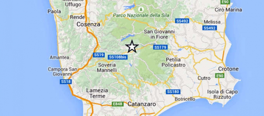 Terremoto Cosenza e Catanzaro: scossa in Calabria oggi lunedì 3 agosto 2015