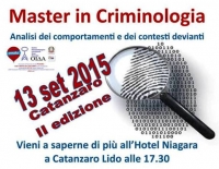 SECONDA EDIZIONE MASTER DI CRIMINOLOGIA OIDA IN CALABRIA