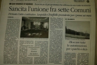 Sancita l'unione fra sette Comuni