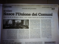 Nasce l'Unione dei Comune