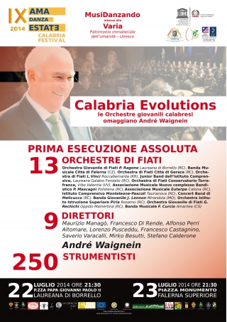 L’evento Calabria Evolutions nella piazza Monumento di Falerna